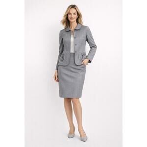 Atelier 2 Piece Bow Jacket and Skirt Suit